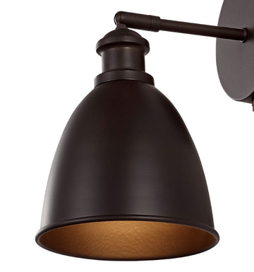 Hudson 6.5" Farmhouse Bohemian Iron LED Sconce - JONATHAN Y